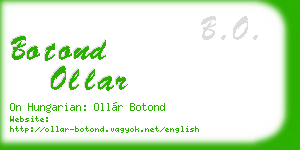 botond ollar business card