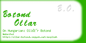 botond ollar business card